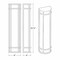 Westgate LED 24-in. Outdoor/Indoor Wall Sconce, 25W, 3000K/4000K/5000K, 1800LM, 120-277V, Silver LDSXL-MCT-DD-SIL - alternate 2